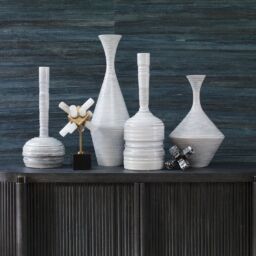 FLUTED VASE