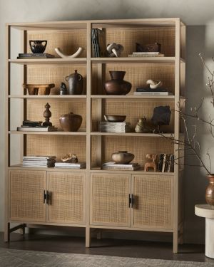 Caprice Wide Bookshelf