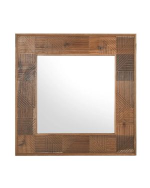 Santa Barbara Solid Wood Square Mirror