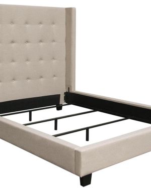Upholstered Panel Bed