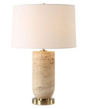 Travertine Crafted Table Lamp
