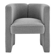 Boucle gray chair