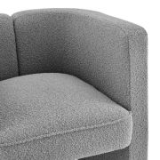 Boucle gray chair