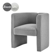 Boucle gray chair