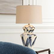Faceted Ceramic Table Lamp