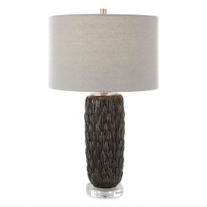 Gray Glaze Table Lamp