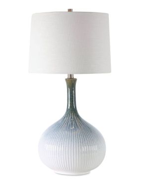 Fluted Ceramic Table Lamp