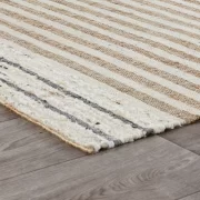 Striped Natural Rug