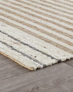 Striped Natural Rug