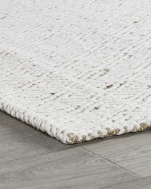 Diamond pattern Natural rug