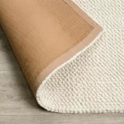 Soft textured Ivory Rug