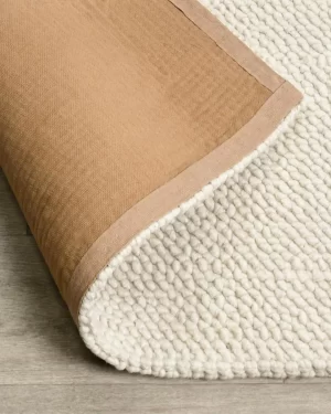 Soft textured Ivory Rug