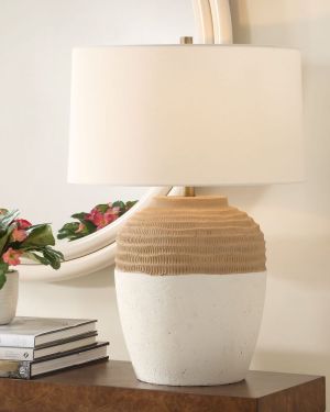 Textured Ceramic Table Lamp
