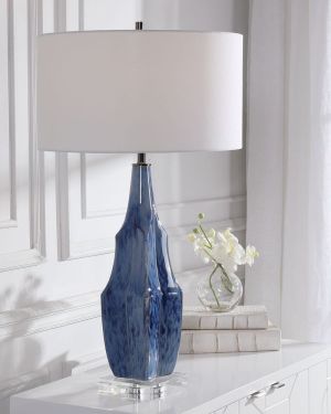 Indigo Blue Table Lamp