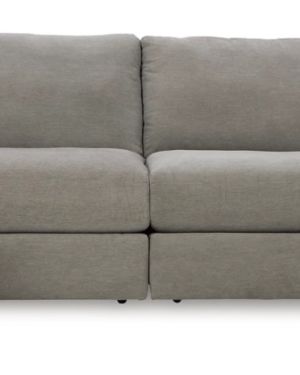 Grey Double-Chaise Sofa