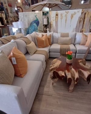 Cream Sectional