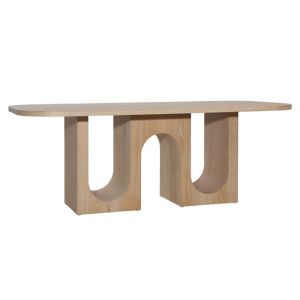 Oak Waves Dining Table