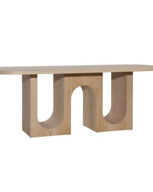 Oak Waves Dining Table