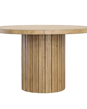 Round Restoration-Hardware-Style Table