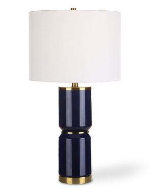 Blue and Gold Table Lamp