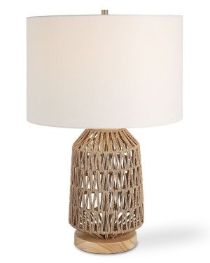 Beige Rope Table Lamp