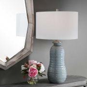 Light Blue Table Lamp