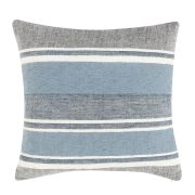 Blue Dark Grey Pillow 22×22