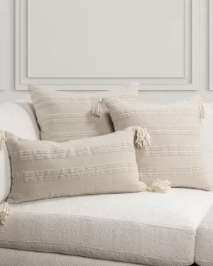 Natural Ivory Pillow 22×22