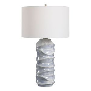 Wave Sculpted Table Lamp
