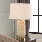 Travertine Crafted Table Lamp