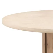 Oak Wood Marble Dining Table