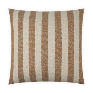 Brown Striped Pillow