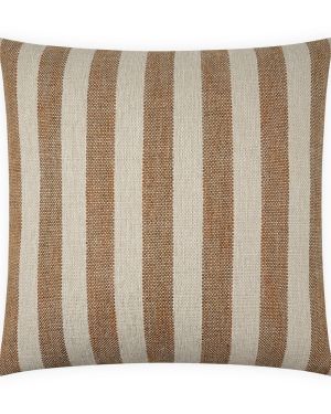 Brown Striped Pillow