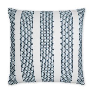 Blue with White-Stripes Pillow