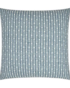 Soft Blue and White Pillow