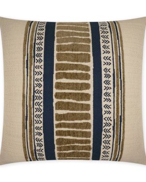 Cream-Striped Pillow