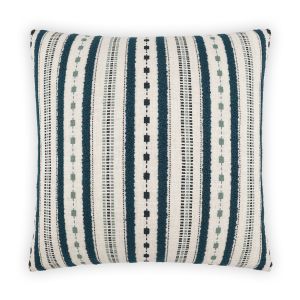 Blue, Grey and White Pillow