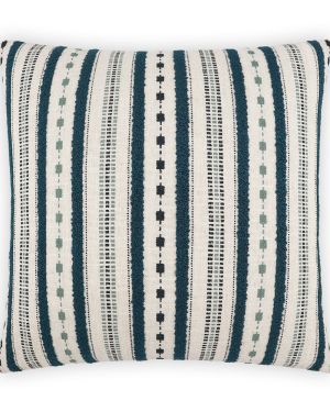 Blue, Grey and White Pillow