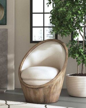 Mahogany Accent Chair