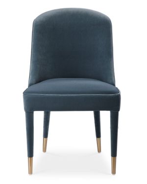 Blue Velvet Dining Chair