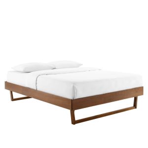 Fine Walnut Platform Bed