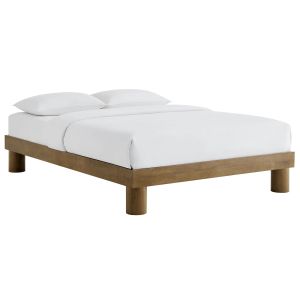 Solid French Oak Platform Bed