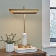 Marble and Gold Desk Lamp
