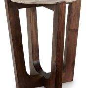 End Table with Marble Top