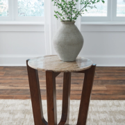 End Table with Marble Top