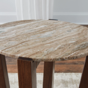 End Table with Marble Top