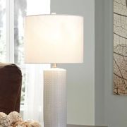 White Ceramic Table Lamp