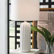 White Ceramic Table Lamp