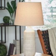 White Ceramic Table Lamp