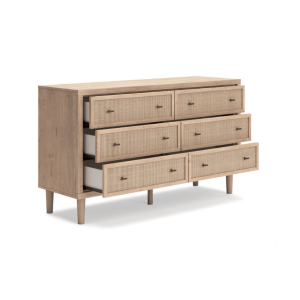 Cream 6 Drawer Dresser
